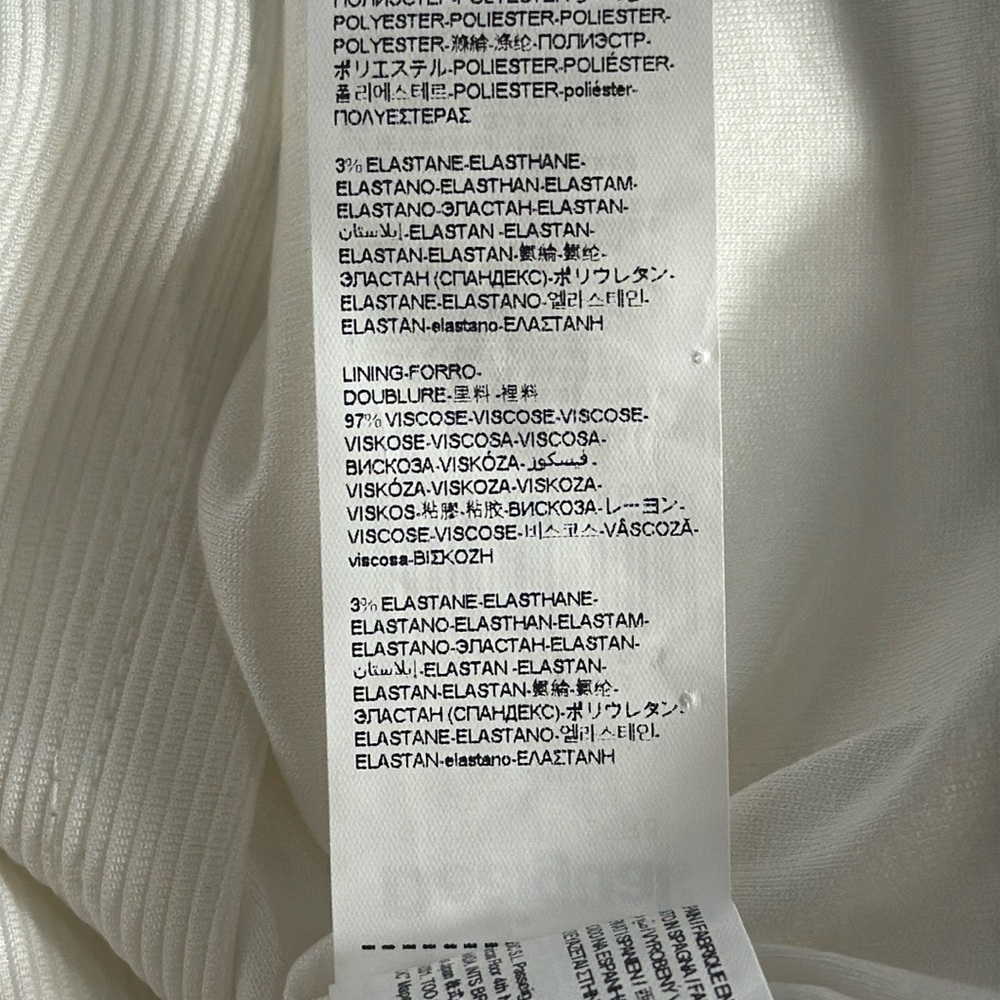 Desigual White and Blue Embellished Midi Dress - Picture 8 of 8